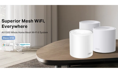 ROUTEUR TP-LINK MESH DECO X10 WIFI 6 AX1500 (2-PACK) //REF: 3210