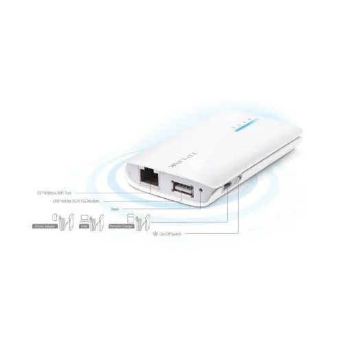 ROUTEUR TL-MR3040 TP-LINK SANS FIL PORTABLE AVEC BATTERIE RECHARGEABLE // REF : 2594
