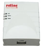 ROLINE RPU-110P, USB 2.0 Print Server, 1x USB