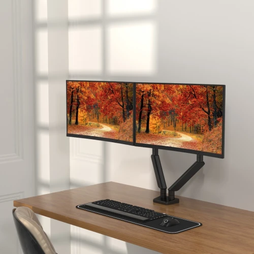 SUPPORT ECRAN 02 BRAS, A GAZ :14"-32",9KG [ CT-LCD-DSA2902 ] REF: 3309