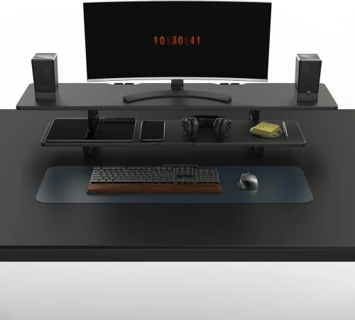 TABLE LAPTOP & ECRAN DOUBLE ETAGE [ CT-LCD-M107 ] REF:6857