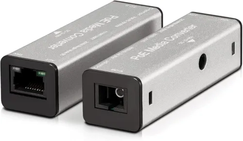 CONVERTISSEUR FIBRE- SC (RJ45) POE GIGA MONO-MODE SIMPLEX 3K GNT-P2913