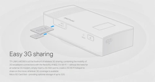 MODEM 3G MOBILE WI-FI, 5200MAH M5360 TP-LINK // REF: 5882