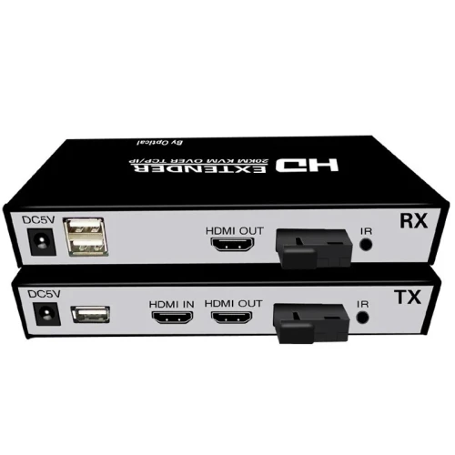 EXTENDER FIBRE OPTIQUE / HDMI + USB (KVM) 20KM "MT-EXT HDUSB200" /REF: 3905