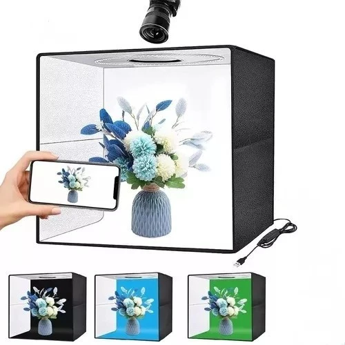 LIGHT BOX PHOTO STUDIO LED 60X60X60CM /Ref : 7021