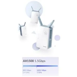 Range Extender Wi-Fi 6 D-Link E15 Eagle PRO AI AX1500 Mesh /REF:8576