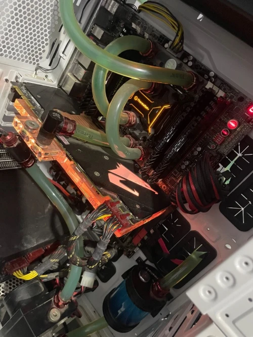 Pc gamer water cooling custome 