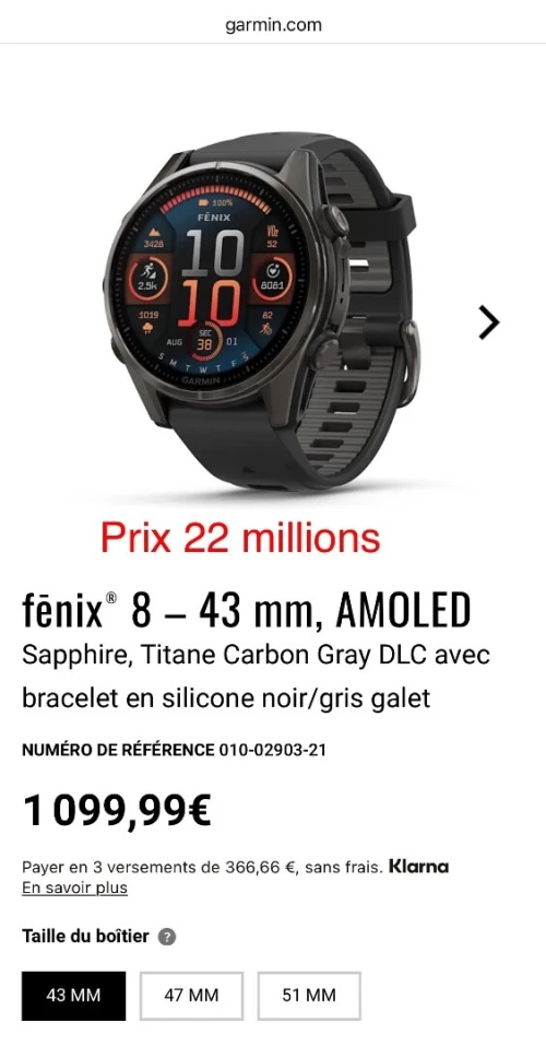 Montres GARMIN 