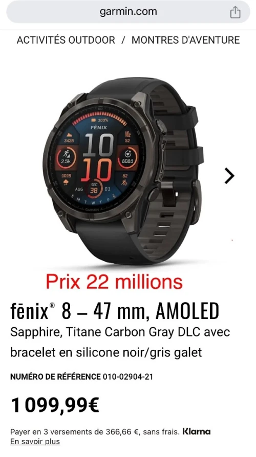 Montres GARMIN 
