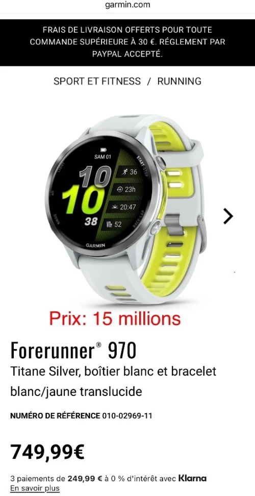 Montres GARMIN 