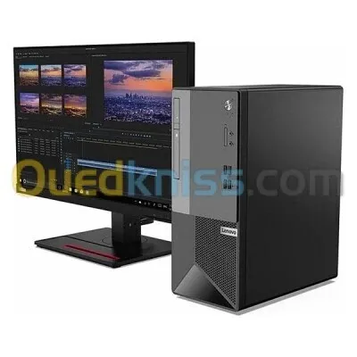 DESKTOP LENOVO THINKCENTRE 50T I3-10100 08GB RAM / SSD 256GB / ECRAN L22-40 POUCES VGA / HDMI 4MS 75HZ
