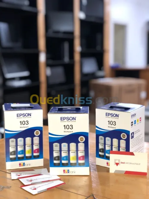 pack Bouteille D Encre Epson Ecotank 103 Originale