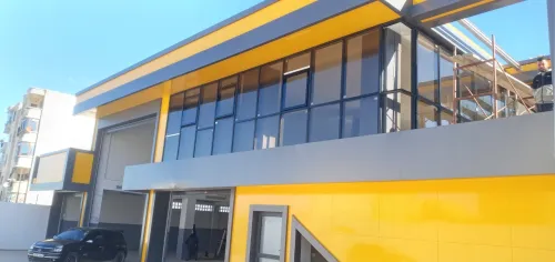 Mûr rideau alucobond 