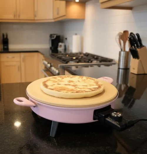 TAJINE Electrique Double Face A Pain Et Multifonction, OVEN & PIZZA STONE  