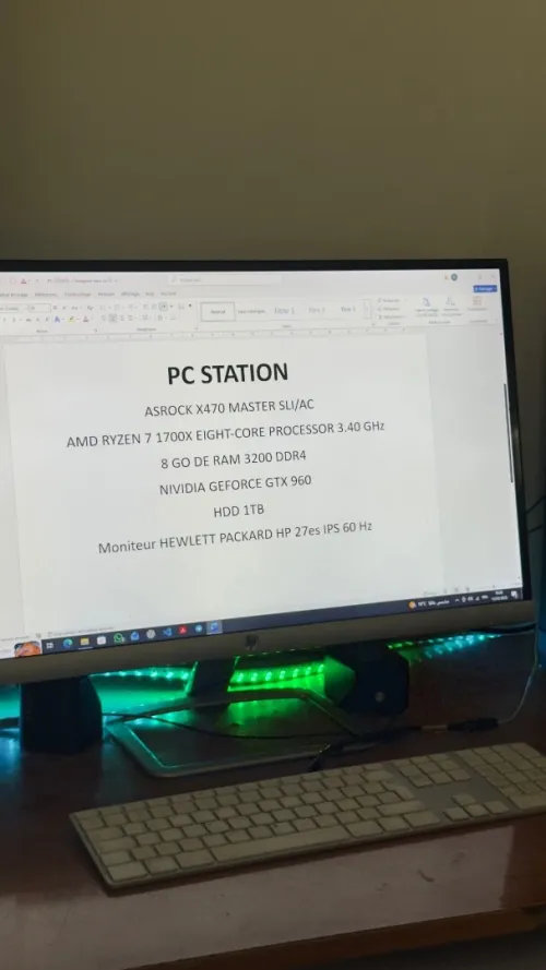 Pc station Amd ryzen 7