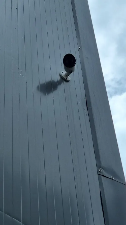 Installation camera surveillance
