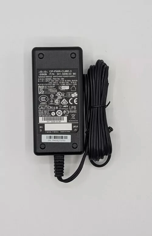 Bloc d'Alimentation Cisco CP-PWR-CUBE-3 | Neuf