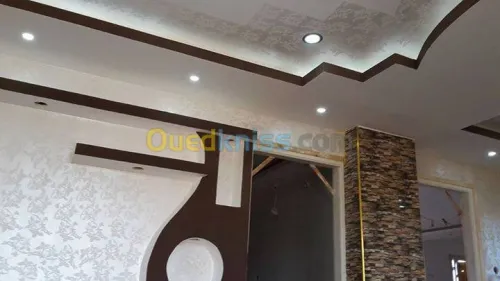 tous decortion en placo et en ciment
