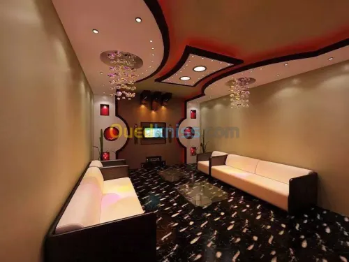 tous decortion en placo et en ciment