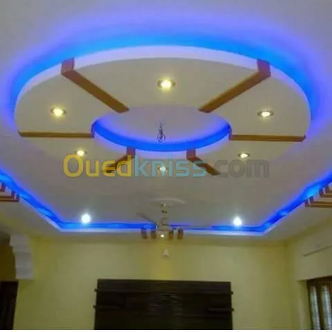 tous decortion en placo et en ciment