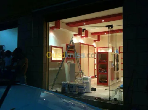 tous decortion en placo et en ciment