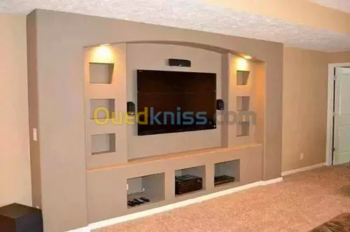 tous decortion en placo et en ciment