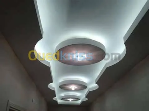 tous decortion en placo et en ciment