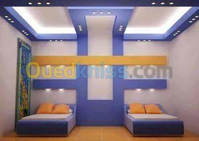 tous decortion en placo et en ciment