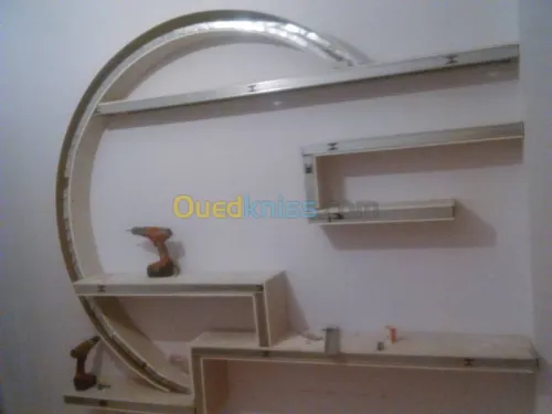 tous decortion en placo et en ciment