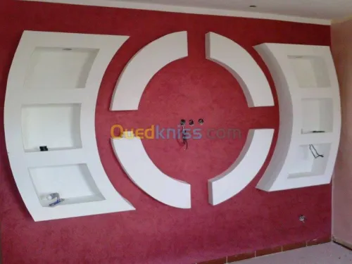 tous decortion en placo et en ciment