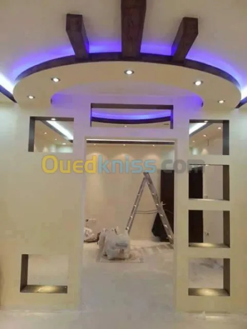 tous decortion en placo et en ciment