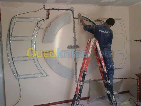 tous decortion en placo et en ciment
