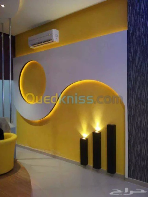 tous decortion en placo et en ciment
