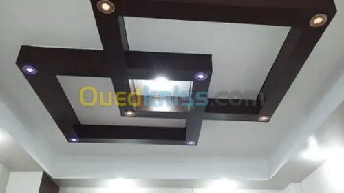 tous decortion en placo et en ciment