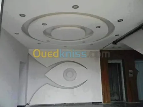 tous decortion en placo et en ciment