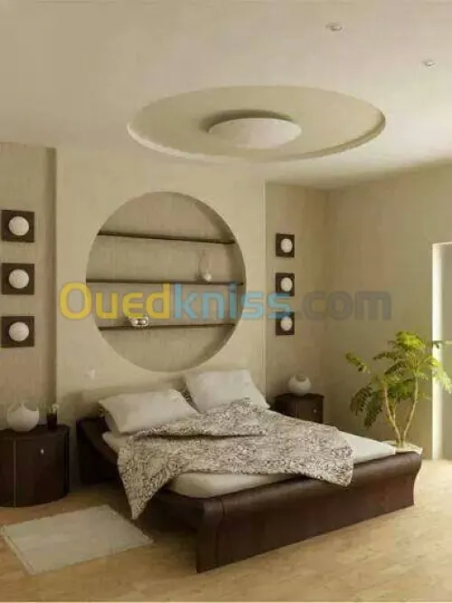 tous decortion en placo et en ciment