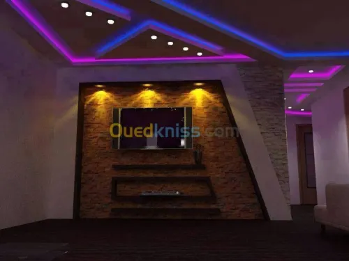 tous decortion en placo et en ciment