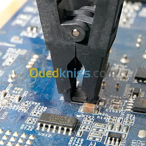 PINCE ET SUPPORT EEPROM 8 PATES