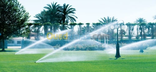 installation de l'arrosage automatique