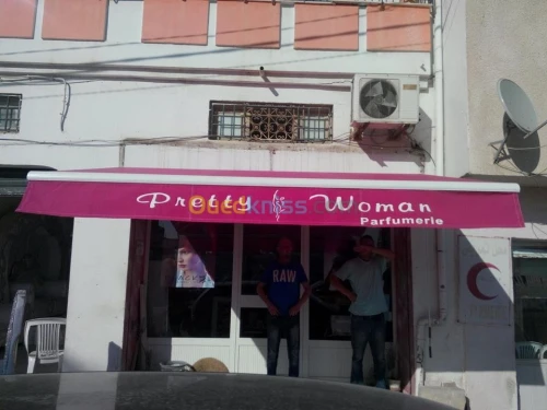 Tinda commercial, Store banne pergola