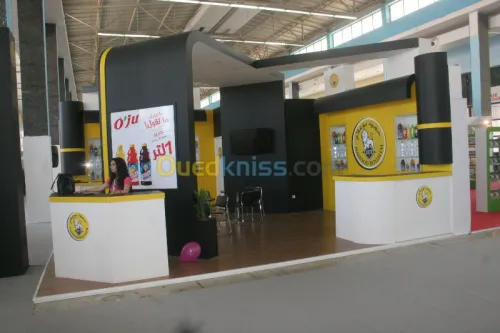 REALISATION DE STAND , AMENAGEMENT