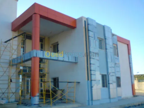 Habillage bois.allucobond.mdf.alluminu