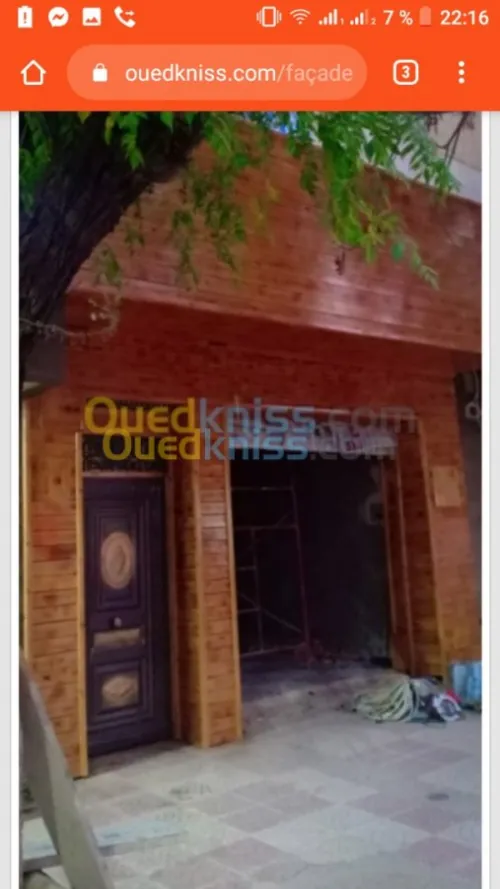 Habillage bois.allucobond.mdf.alluminu