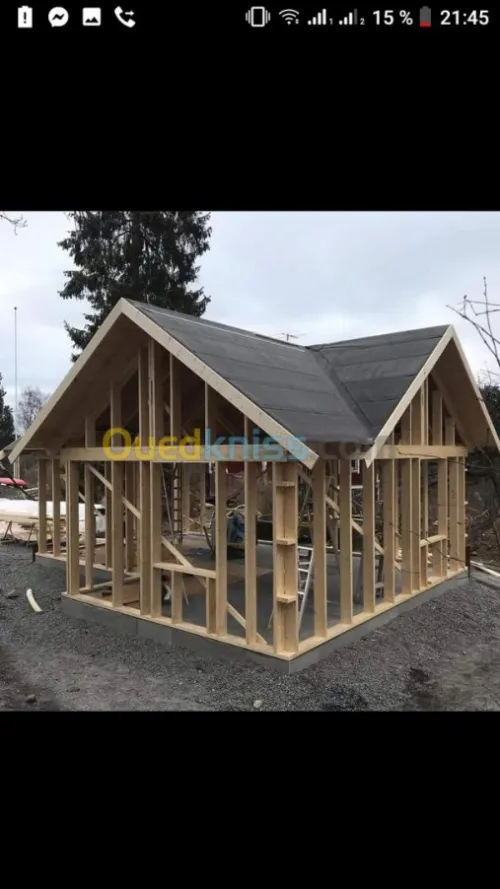 Habillage bois.allucobond.mdf.alluminu
