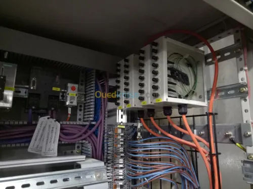 Raccordement de câbles fibre optique 