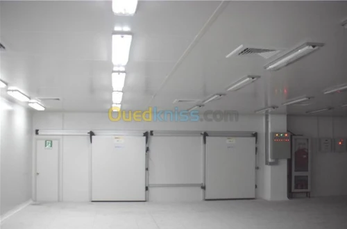 fabrication et montage chambre froid  