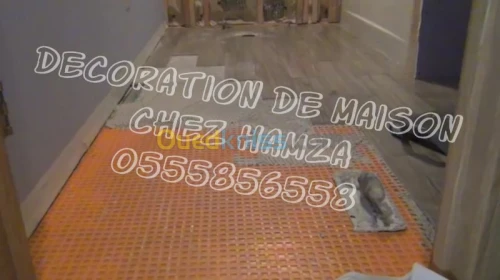 travaux de construction avec decore