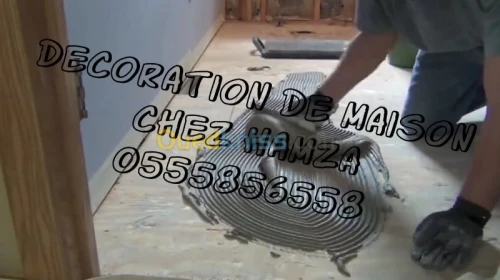 travaux de construction avec decore