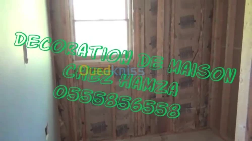 travaux de construction avec decore