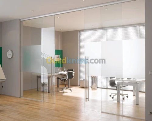 Porte et porte fenêtre en verre 